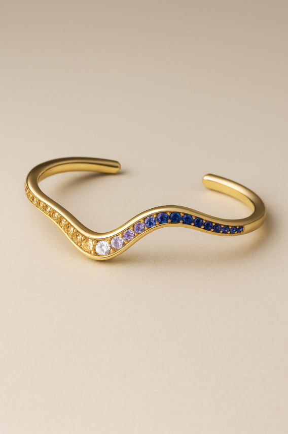 Aurora Curve Bangle