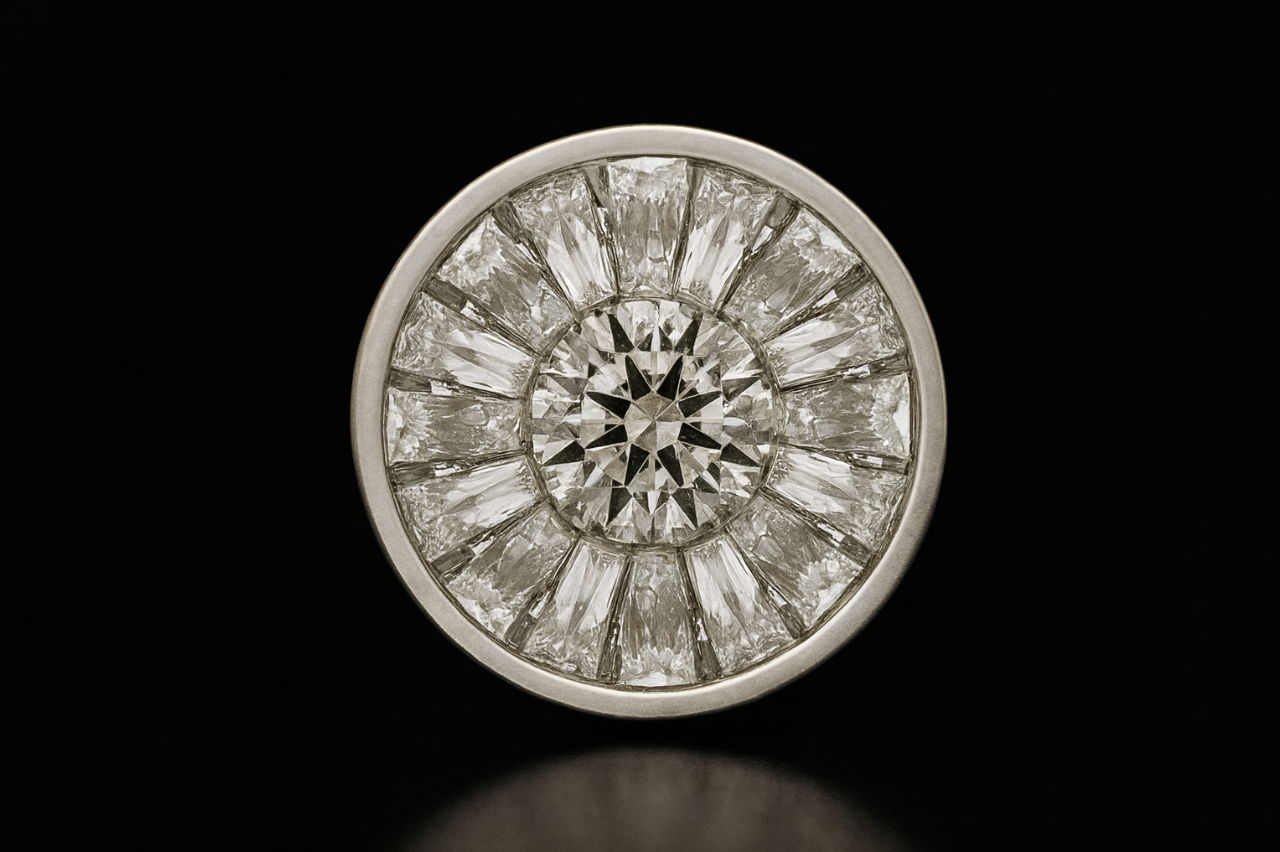 Composite charm ring