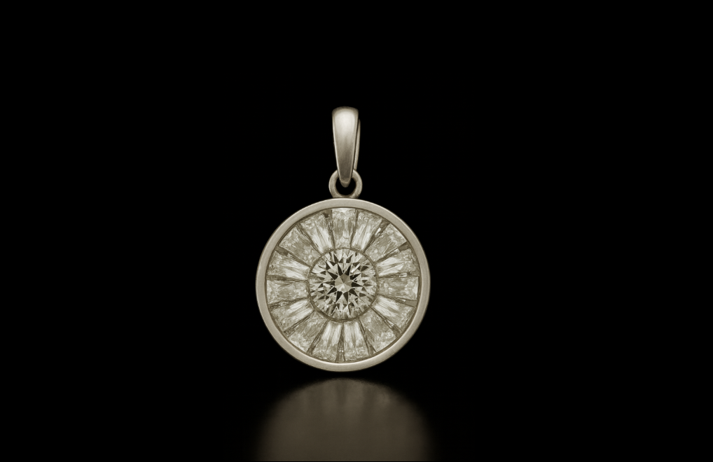 Composite bangle with motifs